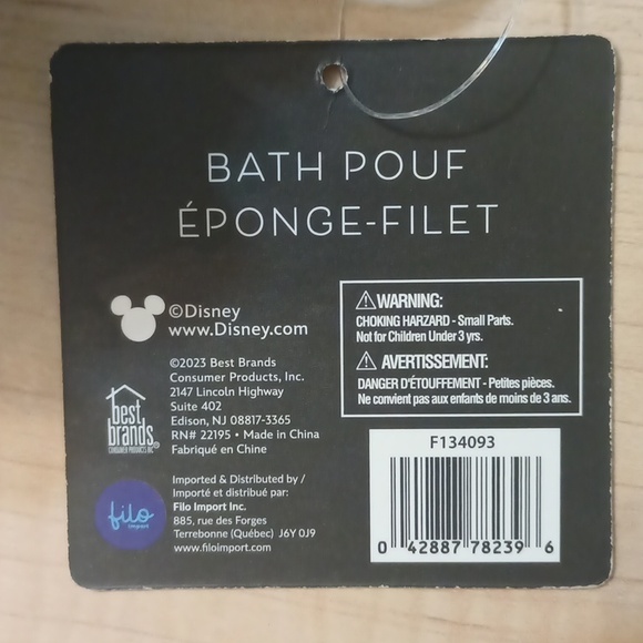 $5 Mickey Mouse Shower Bath Pouf Wash Cloth Sponge - Picture 5 of 5